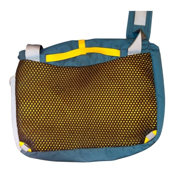 Cotopaxi Chuspa Teal/Gold Messenger Shoulder Travel Laptop Bag Tote 15L - Picture 11 of 17